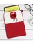 Gift Sevimli Canavar Tasarımlı Taşınabilir Koruyucu Tablet Kılıfı & Organizer Çanta - Kırmızı-1 1