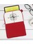 Gift Pusula Tasarımlı Taşınabilir Koruyucu Tablet Kılıfı & Organizer Çanta - Kırmızı-2 1