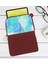 Gift Deniz Kabukları Tasarımlı Taşınabilir Koruyucu Tablet Kılıfı & Organizer Çanta - Bordo-1 1