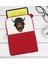 Gift Goril Tasarımlı Taşınabilir Koruyucu Tablet Kılıfı & Organizer Çanta - Kırmızı-1 1