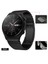 Huawei Watch Gt2 Pro Uyumlu 46MM Porshe Design Metal Paslanmaz Çelik Kordon Siyah 1