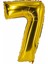 100 cm Rakam Balon 0123456789 Yaş Gold 1