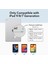 Apple iPad 9. Nesil 10.2" Kılıf Kalem Bölmeli Şeffaf Case A2602 A2603 A2604 A2605 Lacivert 2
