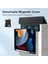 Apple iPad 9. Nesil 10.2" Kılıf Kalem Bölmeli Şeffaf Case A2602 A2603 A2604 A2605 Lacivert 4