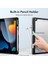 Apple iPad 9. Nesil 10.2" Kılıf Kalem Bölmeli Şeffaf Case A2602 A2603 A2604 A2605 Lacivert 5
