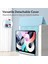 Apple iPad Pro 12.9 3. Nesil Kılıf Kalem Bölmeli Şeffaf Case A1876 A2014 A1895 A1983 Açık Mavi 3