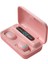 F9 - 5c 4 Bar Işık - Dijital Ekran Macaron Bluetooth Kulaklık Pembe (Yurt Dışından) 1