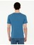 Erkek İndigo Slim Fit V Yaka Basic Tişört 50252211-VR028 3