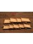 6'lı Isıya Dayanıklı Bambu Fincan Altlığı 13X13 cm - Kahverengi (Yurt Dışından) 2