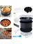 Yui / Xiaomi / Philips / Kumtel Uyumlu 12'li Air Fryer Aksesuarları Seti (20cm) - Siyah (Yurt Dışından) 2