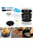 Yui / Xiaomi / Philips / Kumtel Uyumlu 12'li Air Fryer Aksesuarları Seti (20cm) - Siyah (Yurt Dışından) 3