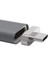 Manyetik USB C Adaptörü Usb3.1 4 K 60 Hz Video 20 Pins Macbook Pro / Hava Gri Düz 3