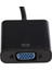 USB 3.0 VGA Harici Video Kartı Çok Monitör Adaptörü Kablosu Dizüstü Bilgisayar # 1 Siyah 4