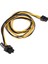 Pcı-E 6-Pin Ila 8-Pin Y Splitter Kollu Uzatma Güç Kablosu Modding Kablosu 0.7m(Yurt Dışından) 1