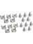 10PACK Lot -M6 * 16 Raf Montaj Kafesi Somun ve Vida W / Washer -Square Klips Sunucusu 3