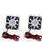 2x Dc 12 V Masaüstü Pc Bilgisayar Kasası Cpu Soğutucu Fırçasız Soğutma Sessiz Fan 1