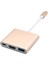 Tip C USB 3.1 Usb-C 4K HDMI Usb3.0 Adaptörü MacBook Altın Için 1 Hub 1