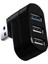 2x 3ports USB 3.0 USB 2.0 Hub Adaptörü USB Hub Splitter Air Pro Pc Siyah Için 3