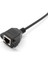Rugged Ağ Kablosu Uzatma Kablosu Rj 45 Erkek Yönlendirici Için Dişi Konektörü, 2
