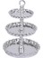 Mini 3-Tier Metal Tatlı Kek Standı Tutucu Ekran Snack Raf Fr 1/12 Dollhouse Gümüş (Yurt Dışından) 2