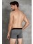 1866 Erkek Modal Çizgi Desenli Normal Paça Boxer 5