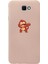 Samsung Galaxy J7 Prime Pembe Dans Eden Maymun Tasarımlı Dayanıklı Lansman Kılıf 1