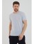 Basic Erkek Bisiklet Yaka Slim Fit Kısa Kollu T-Shirt 3