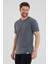 Basic Erkek Bisiklet Yaka Slim Fit Kısa Kollu T-Shirt 3