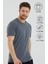 Basic Erkek Bisiklet Yaka Slim Fit Kısa Kollu T-Shirt 5