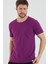 Basic Erkek Bisiklet Yaka Slim Fit Kısa Kollu T-Shirt 1