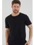 Basic Erkek Bisiklet Yaka Slim Fit Kısa Kollu T-Shirt 1