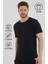 Basic Erkek Bisiklet Yaka Slim Fit Kısa Kollu T-Shirt 5