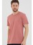 Basic Erkek Bisiklet Yaka Slim Fit Kısa Kollu T-Shirt 1