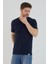 Basic Erkek Bisiklet Yaka Slim Fit Kısa Kollu T-Shirt 3