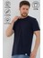 Basic Erkek Bisiklet Yaka Slim Fit Kısa Kollu T-Shirt 5