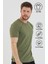 Basic Erkek Bisiklet Yaka Slim Fit Kısa Kollu T-Shirt 5