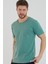 Basic Erkek Bisiklet Yaka Slim Fit Kısa Kollu T-Shirt 1