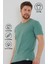 Basic Erkek Bisiklet Yaka Slim Fit Kısa Kollu T-Shirt 5
