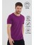 Basic Erkek Bisiklet Yaka Slim Fit Kısa Kollu T-Shirt 5