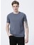 Gri Erkek Slim Fit Modal T-Shirt ROMEO-O 4