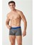Erkek Lacivert - Antrasit Melanj 2'li Boxer 80371 3