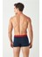 Erkek Lacivert - Antrasit Melanj 2'li Boxer 80371 5