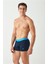 U.S. Polo Assn. Erkek Lacivert 2 Li Boxer 80372 3