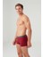 Erkek Bordo - Antrasit Melanj 2'li Boxer 80354 4