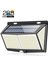 2 Adet 288 LED Güneş Enerjili Duvar Işığı - Siyah (Yurt Dışından) 2