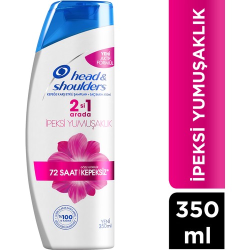 Head & Shoulders Ipeksi Yumuşaklık 2si1 Arada Kepeğe Karşı Etkili Şampuan 350ML