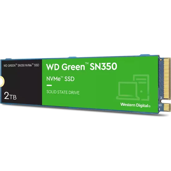 Wd Green SN350 WDS200T3G0C 2 Tb 3200/3000 Mb/s M.2 Nvme SSD