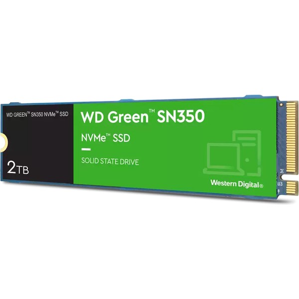 Western Digital Green SN350 WDS200T3G0C PCI-Express 3.0 2 TB M.2