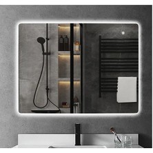 Global Led Mirror 40X55 cm Ledli Ayna Banyo Aynası Dekoratif Ayna Boy Ayna Salon Duvar Ayna