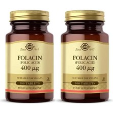 Solgar Folic Acid 400 Mcg 100 Tablet 2 Adet